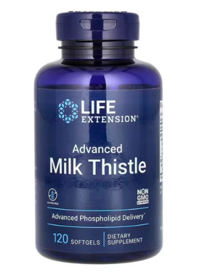 لايف إكستنشن، حليب الشوك المتطور، 120 كبسولة هلامية